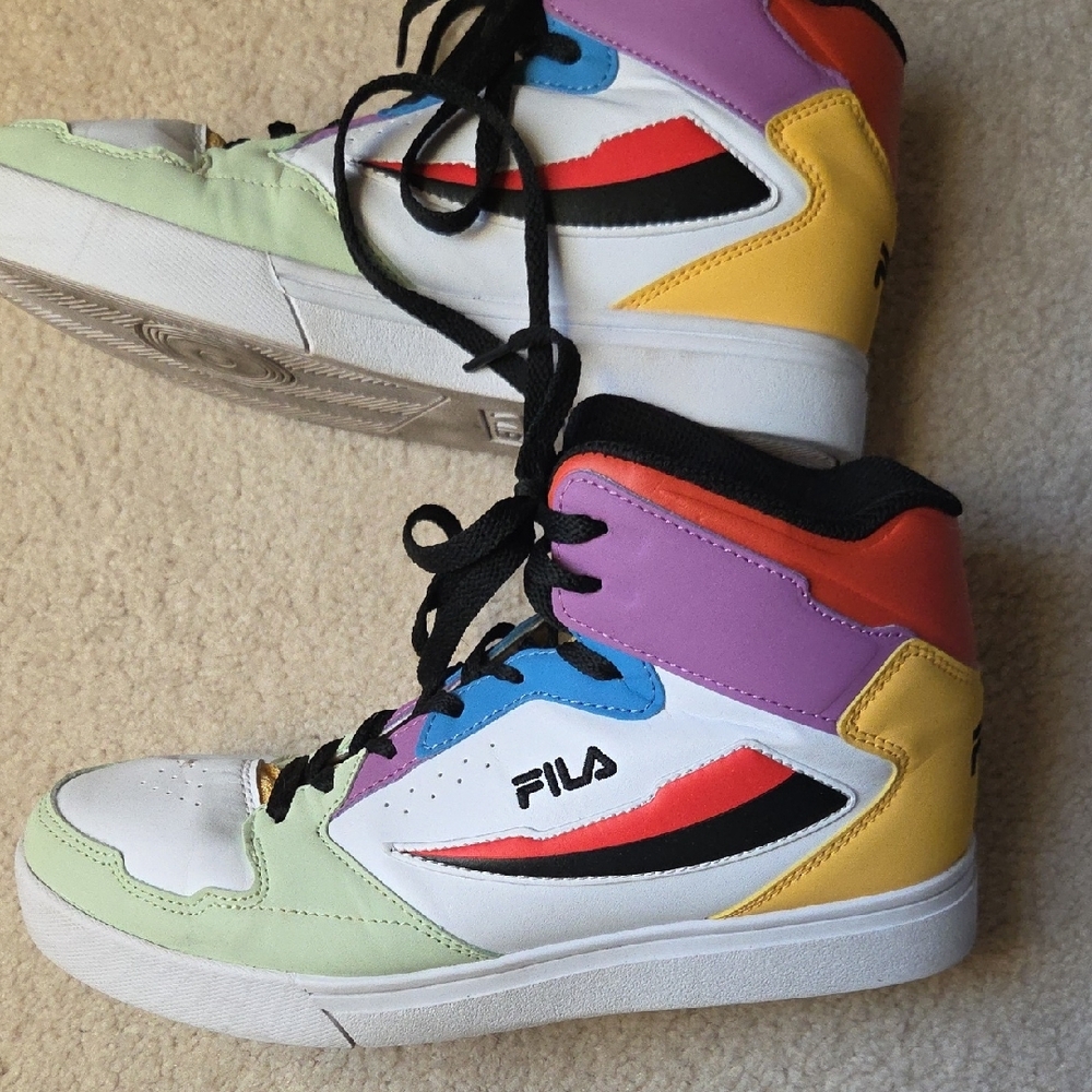 FILA Colorful High-Top Sneakers - Picture 3 of 5